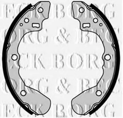 Комплект тормозных колодок BORG & BECK купить