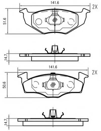 Комплект тормозных колодок, дисковый тормоз VEMA купить