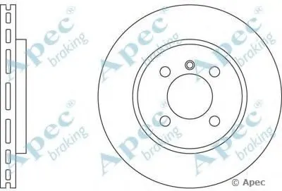 Тормозной диск APEC braking купить