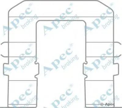 Комплектующие, тормозные колодки APEC braking купить