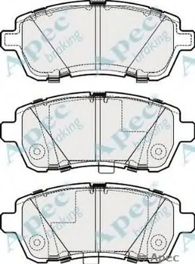 Комплект тормозных колодок, дисковый тормоз APEC braking купить