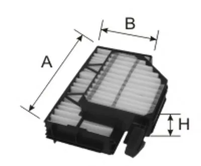 Фильтр, воздух во внутренном пространстве Cabin filter (Standart) for VAZ/MAZDA/SUBARU GOODWILL купить