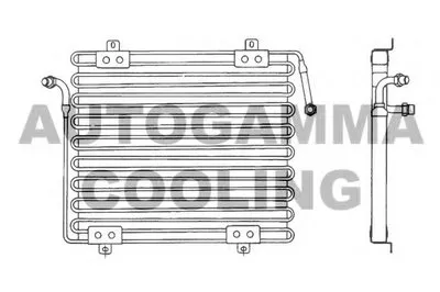 Конденсатор, кондиционер AUTOGAMMA купить