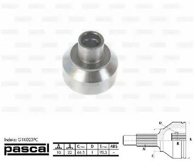 Шарнир, приводной вал PASCAL купить