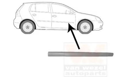 Облицовка / защитная накладка, дверь VAN WEZEL купить
