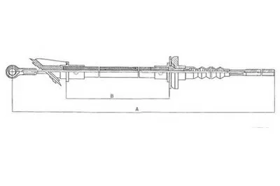 Тросик сцепления TEXTAR купить