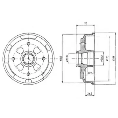 Тормозной барабан DELPHI купить