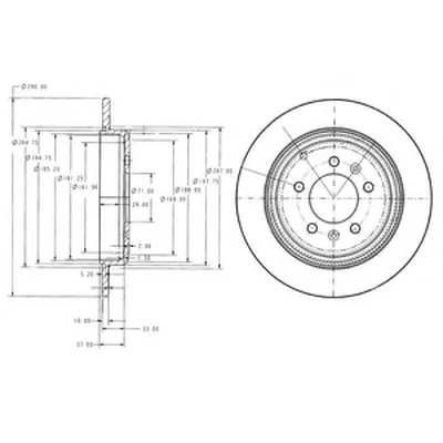 Тормозной диск DELPHI купить