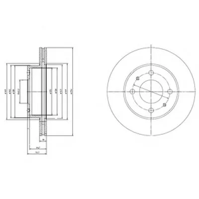 Тормозной диск DELPHI купить