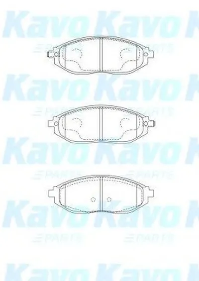 Комплект тормозных колодок, дисковый тормоз MK KASHIYAMA KAVO PARTS купить