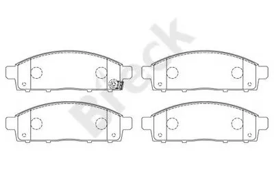 Комплект тормозных колодок, дисковый тормоз BRECK купить