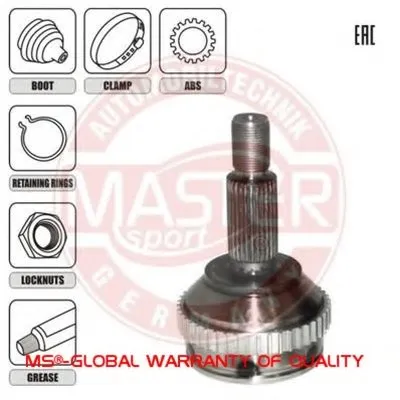Шарнирный комплект, приводной вал MASTER-SPORT купить