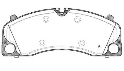 Комплект тормозных колодок, дисковый тормоз ADVANCE OPEN PARTS купить