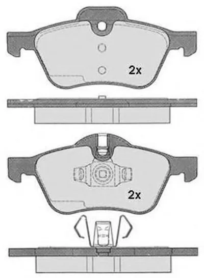 Комплект тормозных колодок, дисковый тормоз RAICAM купить