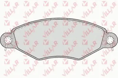 Комплект тормозных колодок, дисковый тормоз VILLAR купить