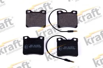 Комплект тормозных колодок, дисковый тормоз KRAFT AUTOMOTIVE купить