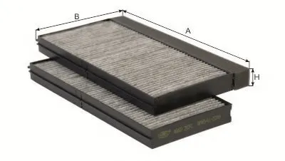 Фильтр, воздух во внутренном пространстве Cabin filter (Charcoal) for KIA GOODWILL купить