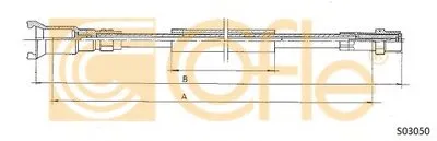 Тросик спидометра COFLE купить