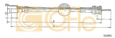 Тросик спидометра COFLE купить
