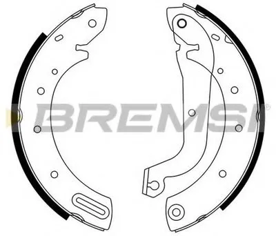 Комплект тормозных колодок BREMSI купить