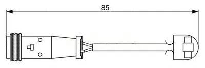 Сигнализатор, износ тормозных колодок BREMSI купить
