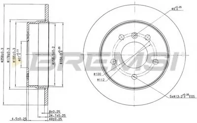Тормозной диск BREMSI купить