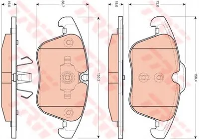 Комплект тормозных колодок, дисковый тормоз Dr!ve+ купить