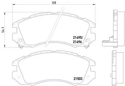 Комплект тормозных колодок, дисковый тормоз HELLA купить