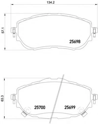 Комплект тормозных колодок, дисковый тормоз HELLA купить