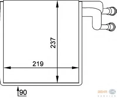 Испаритель, кондиционер BEHR HELLA SERVICE HELLA купить