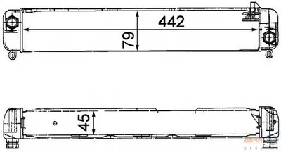 масляный радиатор, двигательное масло BEHR HELLA SERVICE HELLA купить