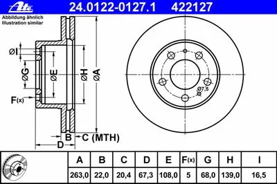 Тормозной диск ATE купить