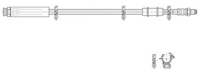 Тормозной шланг KAWE купить
