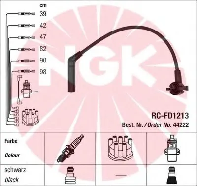 Комплект проводов зажигания NGK купить