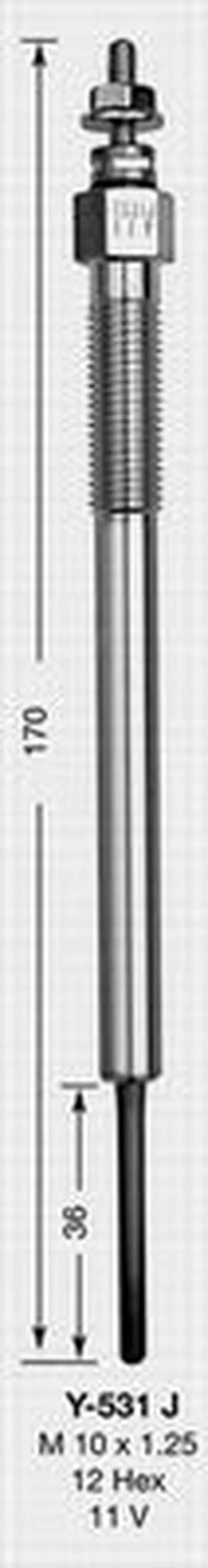 Свеча накаливания D-Power 44 NGK купить