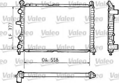 Радиатор, охлаждение двигателя VALEO купить
