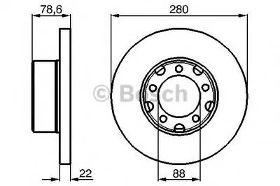 Тормозной диск BOSCH купить