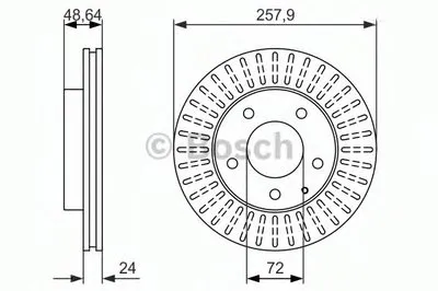 Тормозной диск BOSCH купить