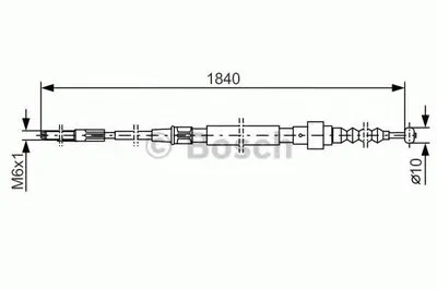 Трос, стояночная тормозная система BOSCH купить