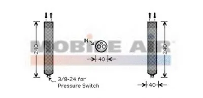 Осушитель, кондиционер VAN WEZEL купить