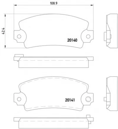 Комплект тормозных колодок, дисковый тормоз MINTEX купить