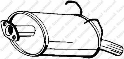 Глушитель выхлопных газов конечный BOSAL купить