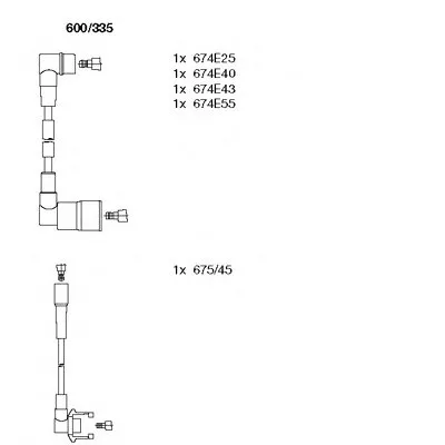 Комплект проводов зажигания BREMI купить