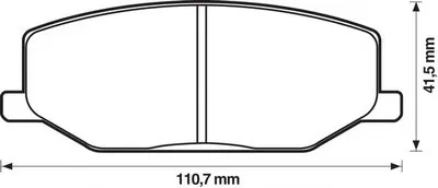 Комплект тормозных колодок, дисковый тормоз JURID купить