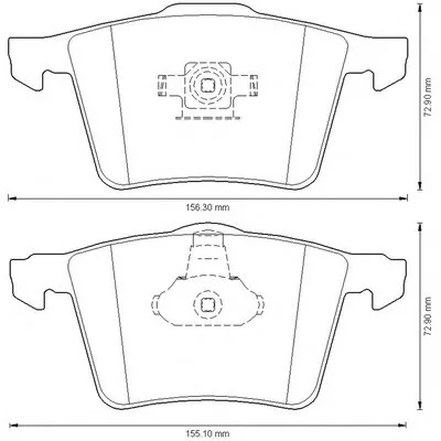 Комплект тормозных колодок, дисковый тормоз JURID купить