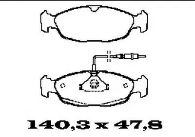 Комплект тормозных колодок, дисковый тормоз FTE купить