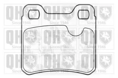 Комплект тормозных колодок, дисковый тормоз QUINTON HAZELL купить