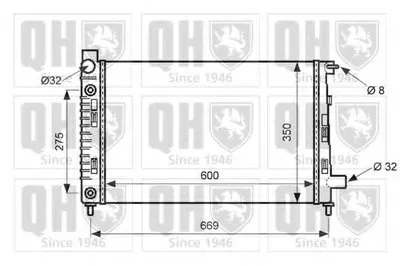 Радиатор, охлаждение двигателя QUINTON HAZELL купить