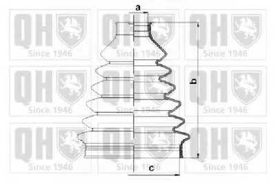Комплект пылника, приводной вал QUINTON HAZELL купить