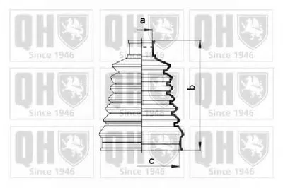 Комплект пылника, приводной вал QUINTON HAZELL купить